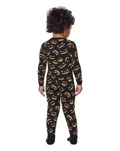 Spirit Halloween Toddler Jack-O'-Lantern Pajama Set -Halloween Clothing Theme Store 01578616 b
