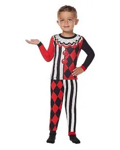 Spirit Halloween Toddler Clown Pajama Set 8 Spirit Halloween Toddler Clown Pajama Set -Halloween Clothing Theme Store 01578731 a