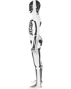 Spirit Halloween Black And White Skeleton Skin Suit Costume 6 Spirit Halloween Black And White Skeleton Skin Suit Costume -Halloween Clothing Theme Store 01580539 b
