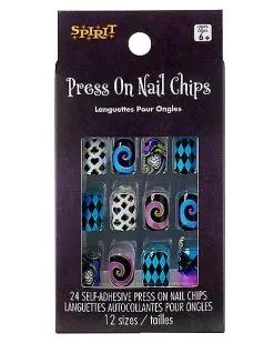 Spirit Halloween Kids Alice Press On Nails -Halloween Clothing Theme Store 01580612 c