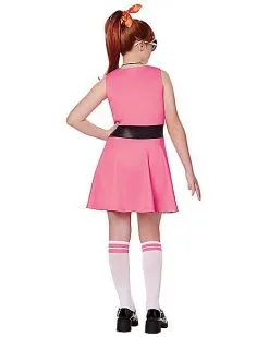 Spirit Halloween Kids Blossom Dress Costume - The Powerpuff Girls -Halloween Clothing Theme Store 01580968 b