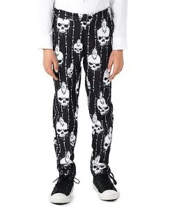Spirit Halloween Kids Punk Skeleton Suit Costume -Halloween Clothing Theme Store 01581636 c