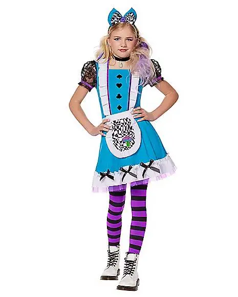 Spirit Halloween Kids Dark Alice Dress Costume 3 Spirit Halloween Kids Dark Alice Dress Costume