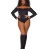 Spirit Halloween Off The Shoulder Plus Size Bodysuit -Halloween Clothing Theme Store 01584515 a