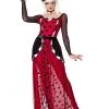 Spirit Halloween Adult Twisted Queen Of Hearts Costume -Halloween Clothing Theme Store 01585694 a