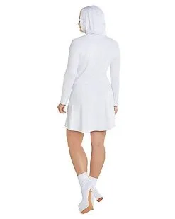 Spirit Halloween Adult White Long Sleeve Dress 9 Spirit Halloween Adult White Long Sleeve Dress -Halloween Clothing Theme Store 01586270 d