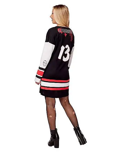 Spirit Halloween Adult Camp Crystal Lake Hockey Dress - Friday The 13th 4 Spirit Halloween Adult Camp Crystal Lake Hockey Dress - Friday The 13th - Image 2