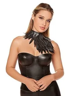 Spirit Halloween Fallen Angel Choker Necklace