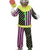 Spirit Halloween Adult Light-Up Wacky Mole Clown Costume -Halloween Clothing Theme Store 01588961 a