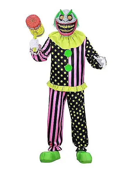 Spirit Halloween Adult Light-Up Wacky Mole Clown Costume 3 Spirit Halloween Adult Light-Up Wacky Mole Clown Costume