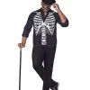 Spirit Halloween Adult Skeleton Plus Size Vest -Halloween Clothing Theme Store 01589100 a