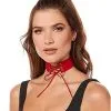 Spirit Halloween Red Riding Hood Choker Necklace -Halloween Clothing Theme Store 01590090 a