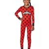 Spirit Halloween Kids Miraculous Ladybug Pajama Set -Halloween Clothing Theme Store 01596022 a