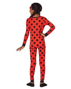 Spirit Halloween Kids Miraculous Ladybug Pajama Set -Halloween Clothing Theme Store 01596022 b