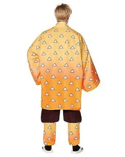 Spirit Halloween Adult Zenitsu Costume - Demon Slayer -Halloween Clothing Theme Store 01597939 b