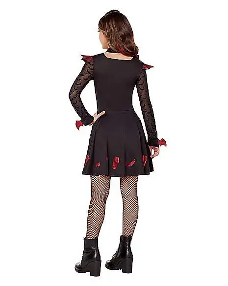 Spirit Halloween Kids Vampire Academy Dress Costume 4 Spirit Halloween Kids Vampire Academy Dress Costume - Image 2