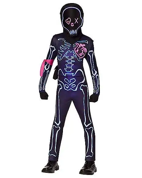 Spirit Halloween Youth Light-Up Fortnite Party Trooper Costume 3 Spirit Halloween Youth Light-Up Fortnite Party Trooper Costume