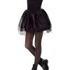 Spirit Halloween Kids Black Tulle Skirt 2 Spirit Halloween Kids Black Tulle Skirt -Halloween Clothing Theme Store 01600162 a