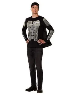 Spirit Halloween Caped Batman Long Sleeve T Shirt 7 Spirit Halloween Caped Batman Long Sleeve T Shirt -Halloween Clothing Theme Store 01601764 c