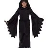 Spirit Halloween Kids Hooded Black Robe Costume -Halloween Clothing Theme Store 01602622 a