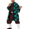 Spirit Halloween Adult Tanjiro Costume - Demon Slayer 2 Spirit Halloween Adult Tanjiro Costume - Demon Slayer -Halloween Clothing Theme Store 01602739 a