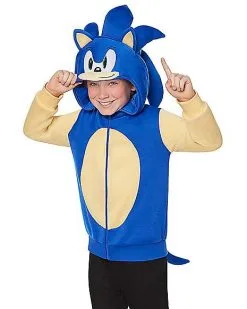 Spirit Halloween Kids Sonic The Hedgehog Hoodie Costume