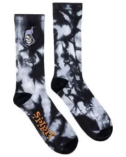 Spirit Halloween Tie Dye Crew Socks