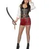 Spirit Halloween Adult Pirate Romper Costume -Halloween Clothing Theme Store 01605617 a
