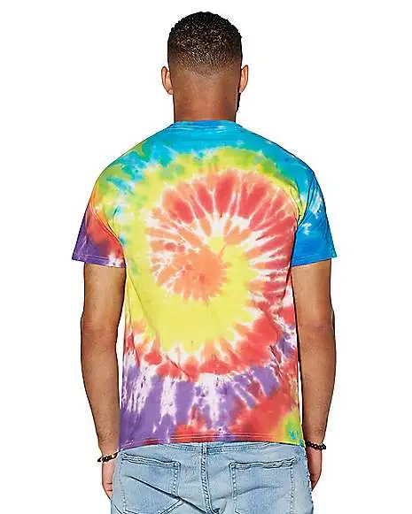 Spirit Halloween Happy Accidents Tie Dye Bob Ross T Shirt 4 Spirit Halloween Happy Accidents Tie Dye Bob Ross T Shirt - Image 2