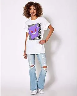 Spirit Halloween Gengar T Shirt - Pokemon 8 Spirit Halloween Gengar T Shirt - Pokemon -Halloween Clothing Theme Store 03999372 c