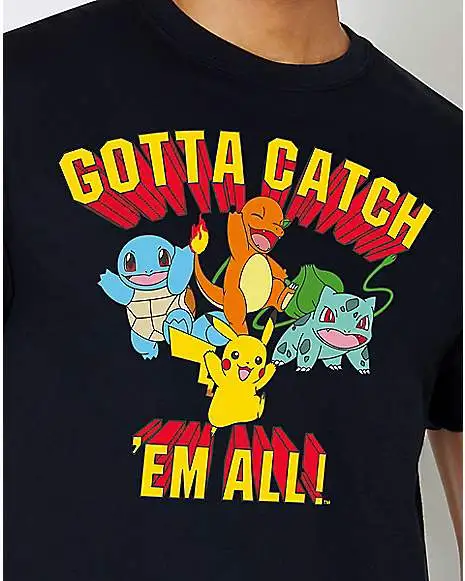 Spirit Halloween Gotta Catch 'Em All T Shirt - Pokemon 4 Spirit Halloween Gotta Catch 'Em All T Shirt - Pokemon - Image 2
