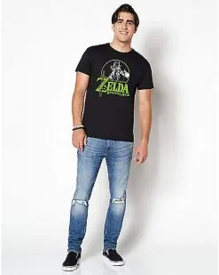 Spirit Halloween The Legend Of Zelda Breath Of The Wild T Shirt -Halloween Clothing Theme Store 04170858 c