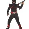 Spirit Halloween Kids Stealth Ninja Costume -Halloween Clothing Theme Store 07040496 a
