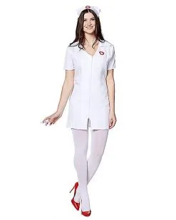 Spirit Halloween Adult Hot Flash Nurse Costume -Halloween Clothing Theme Store 07132756 d