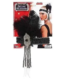 Spirit Halloween Roaring 20s Flapper Headband -Halloween Clothing Theme Store 07160112 a