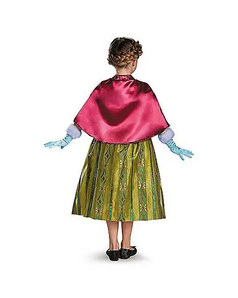 Spirit Halloween Kids Caped Anna Coronation Gown Costume - Frozen 4 Spirit Halloween Kids Caped Anna Coronation Gown Costume - Frozen - Image 2