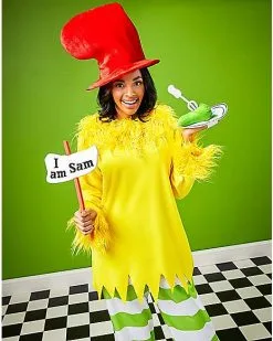 Spirit Halloween Adult Sam I Am Costume - Dr. Seuss