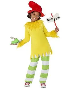 Spirit Halloween Kids Sam I Am Costume - Dr. Seuss 6 Spirit Halloween Kids Sam I Am Costume - Dr. Seuss -Halloween Clothing Theme Store 07403082 b