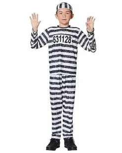 Spirit Halloween Kids Jailbird Costume