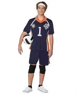 Spirit Halloween Adult Navy Volleyball Uniform Costume