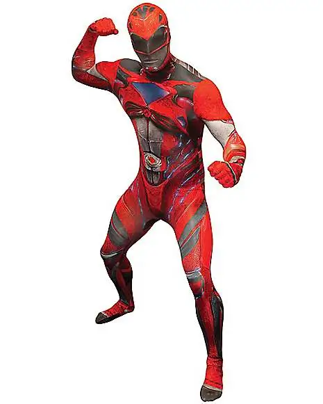 Spirit Halloween Adult Red Ranger Skin Suit Costume - Power Rangers 3 Spirit Halloween Adult Red Ranger Skin Suit Costume - Power Rangers