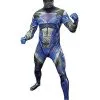 Spirit Halloween Adult Blue Ranger Skin Suit Costume - Power Rangers -Halloween Clothing Theme Store 07471584 a
