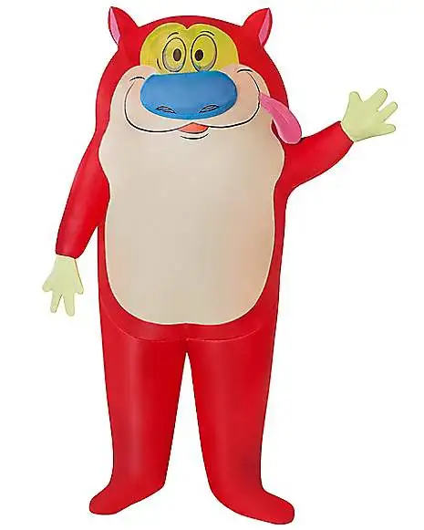 Spirit Halloween Adult Stimpy Inflatable Costume - The Ren And Stimpy Show 3 Spirit Halloween Adult Stimpy Inflatable Costume - The Ren And Stimpy Show