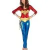 Spirit Halloween Adult Wonder Woman Catsuit Costume - DC Comics -Halloween Clothing Theme Store 07491830 a