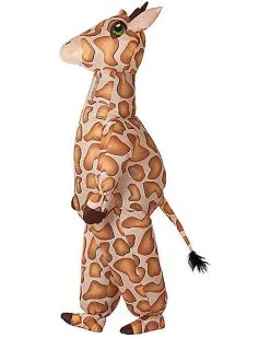 Spirit Halloween Adult Inflatable Giraffe Costume -Halloween Clothing Theme Store 07517550 c