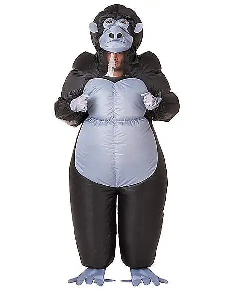 Spirit Halloween Adult Inflatable Gorilla Costume 3 Spirit Halloween Adult Inflatable Gorilla Costume