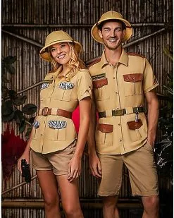 Spirit Halloween Adult Men's Zookeeper Costume -Halloween Clothing Theme Store 07518293 d