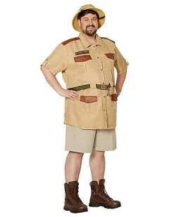 Spirit Halloween Adult Men's Zookeeper Costume -Halloween Clothing Theme Store 07518293 g