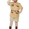 Spirit Halloween Adult Men's Zookeeper Plus Size Costume -Halloween Clothing Theme Store 07518327 a