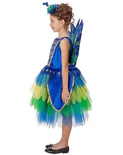 Spirit Halloween Kids Peacock Costume -Halloween Clothing Theme Store 07522022 c